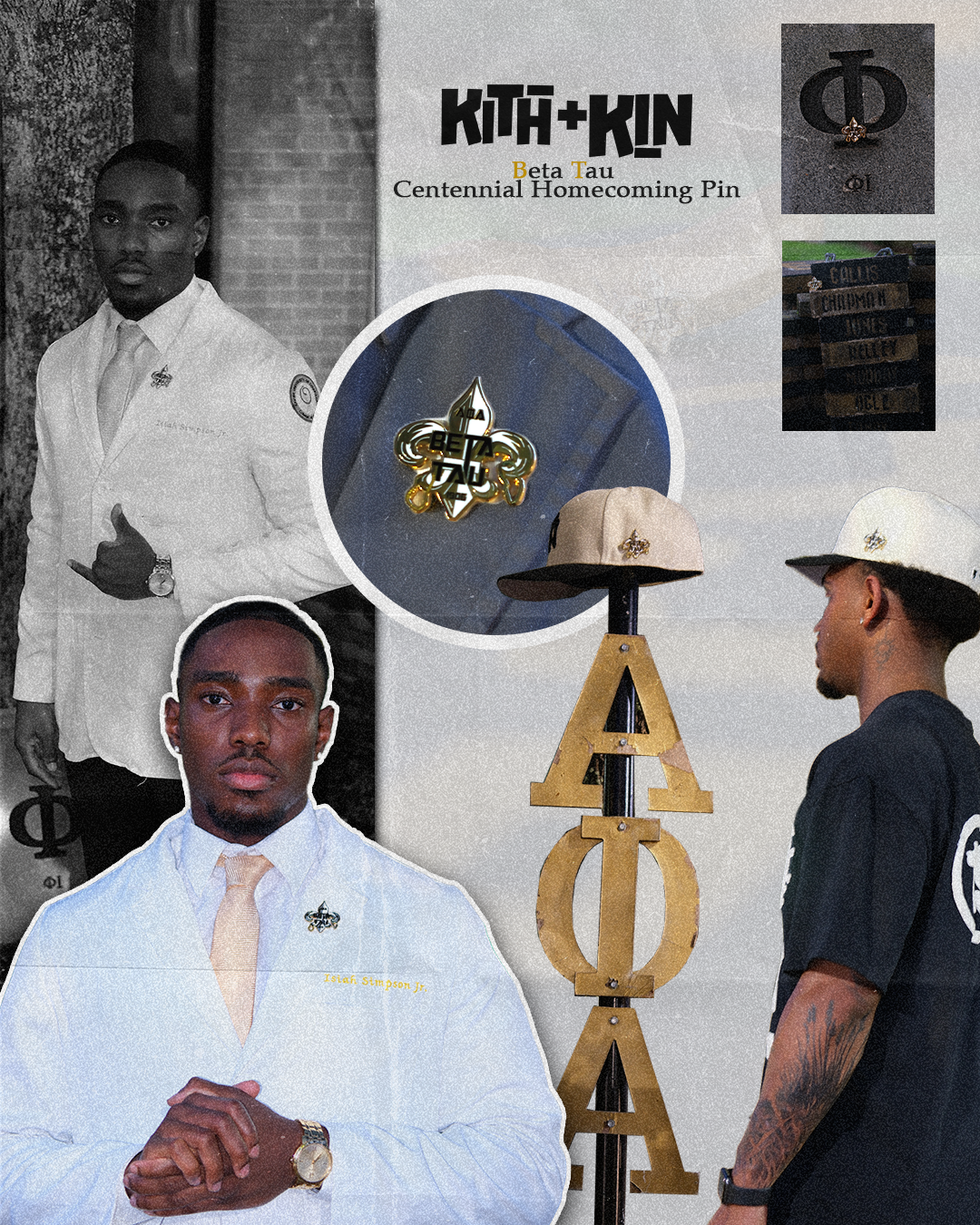 Beta Tau Centennial Homecoming Pin